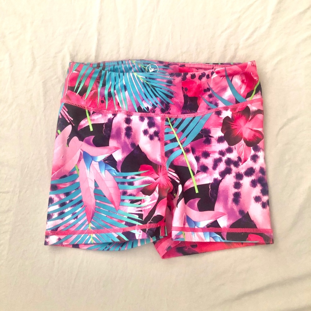 Floral gym shorts